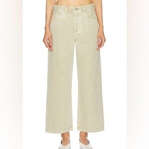 Pina Low Rise Baggy Crop Jeans in Alfalfa